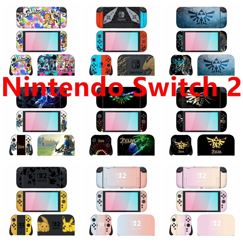 51 สีสติกเกอร์ผิวใช้งานร่วมกับ Nintendo Switch 2 (2025) ไวนิล Decal รูป ...