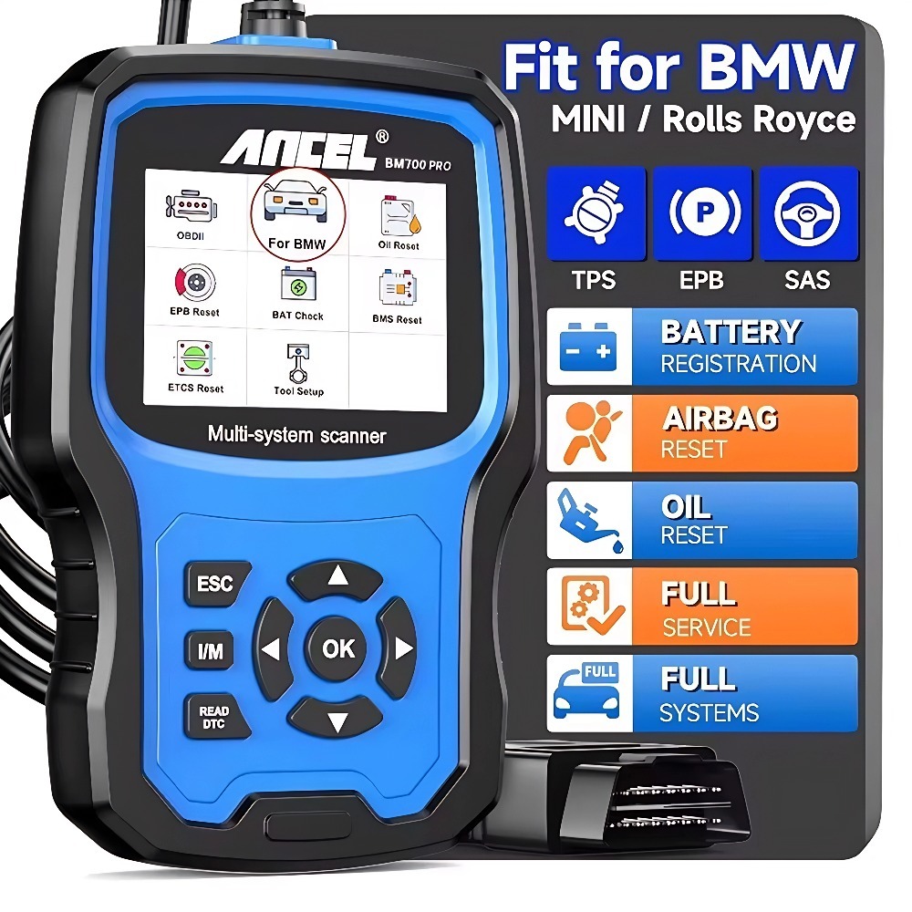 Ancel BM700 PRO obd scanner เครื่องมือวินิจฉัยรถยนต์ อ่านและลบโค้ดผิด ...
