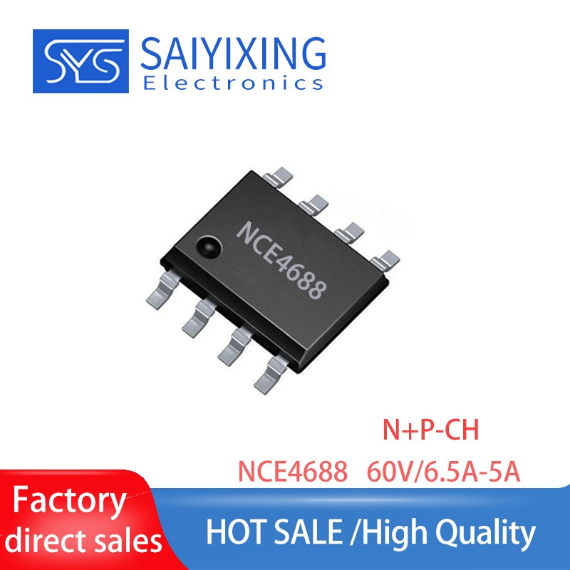 20PCS ยี่ห้อใหม่ NCE4688 MOSFET 4688 SOP-8 60V 6.3A-5A N + P ...