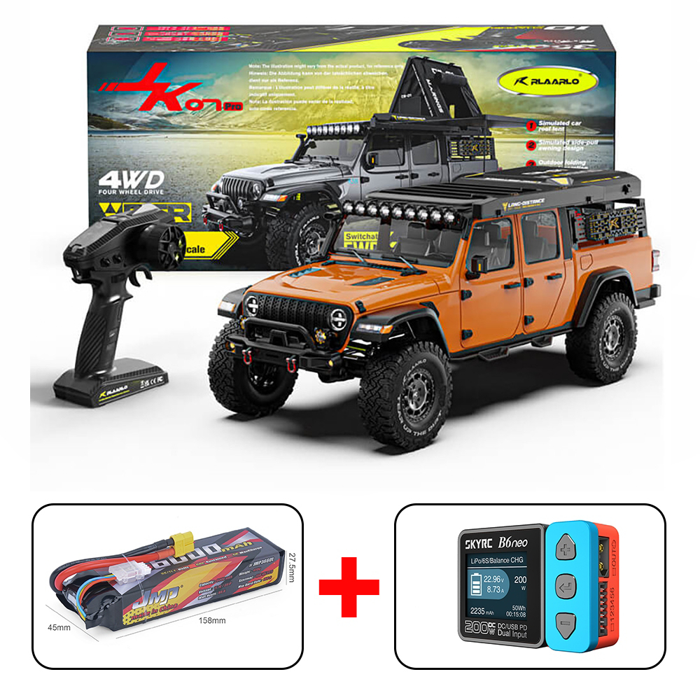 1/7th Scale – Rlaarlo Rlaarlo 1/7 ジープ Jeepブラシレス JK07Pro
