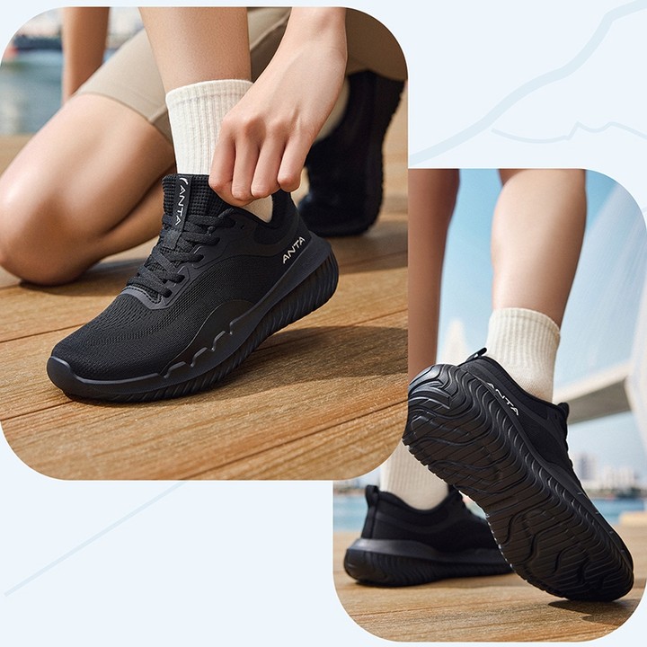 ANTA ผู้หญิงกีฬารองเท้ากันกระแทก Rebound Shock Absorption รองเท้าวิ่งกีฬา 922537721 — รองเท้ากีฬา แบรนด์ Anta ของแท้ 100% เช็คราคาจาก Shopee Lazada thumbnail 4