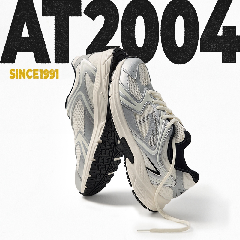ANTA Men AT2004 รองเท้าผ้าใบ Retro Running อินเทรนด์กีฬากลางแจ้งรองเท้า ...