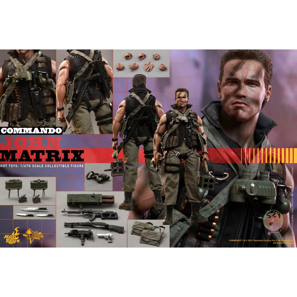 Hot Toys MMS276 Commando – John Matrix 1/6th Scale Collectible Figure ...