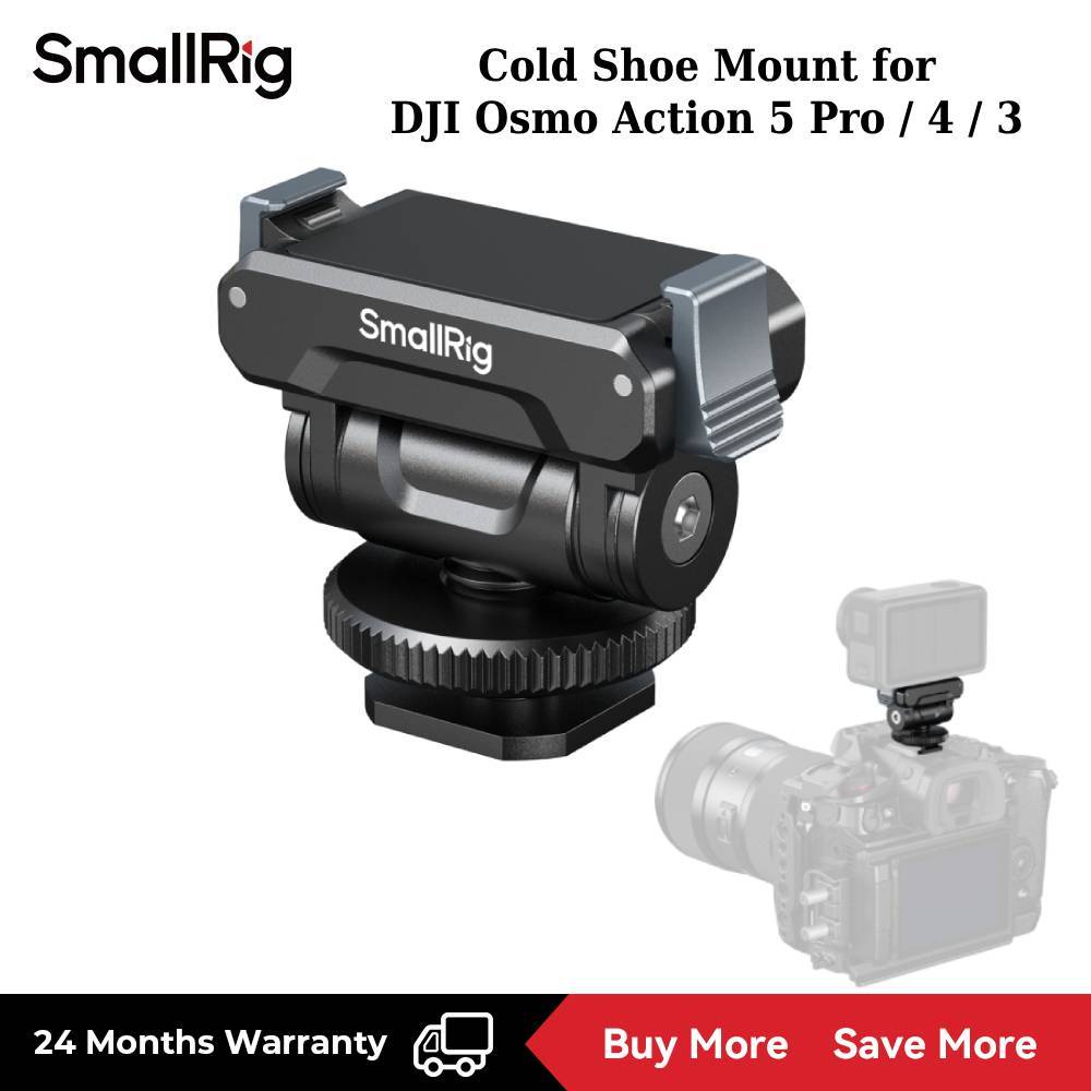 SmallRig Cold Shoe Mount สําหรับ DJI Osmo Action 5 Pro / 4 / 3 #5436 ...