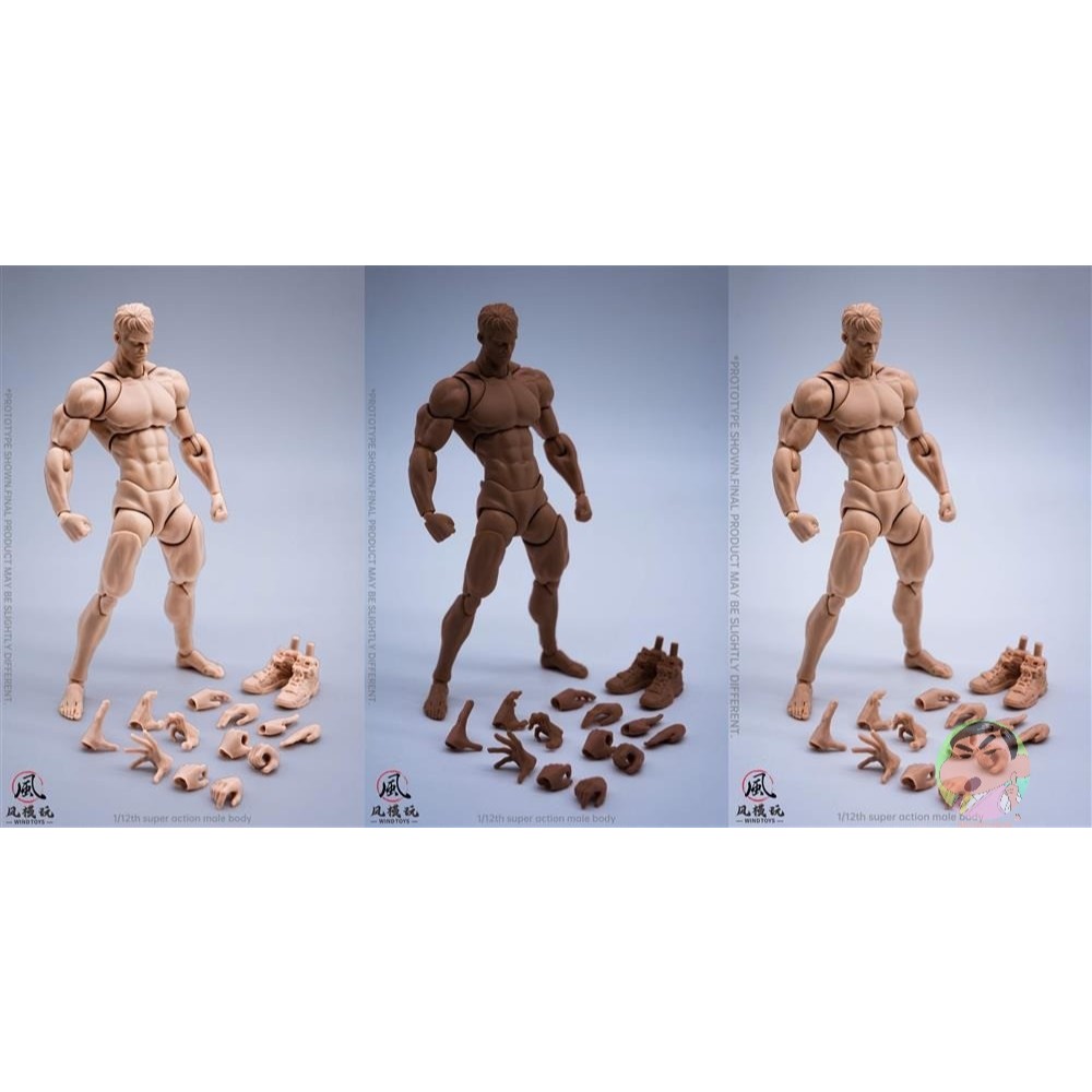 Wind Toys 1/12 Super Action Male Body Action Figure | Shopee Thailand