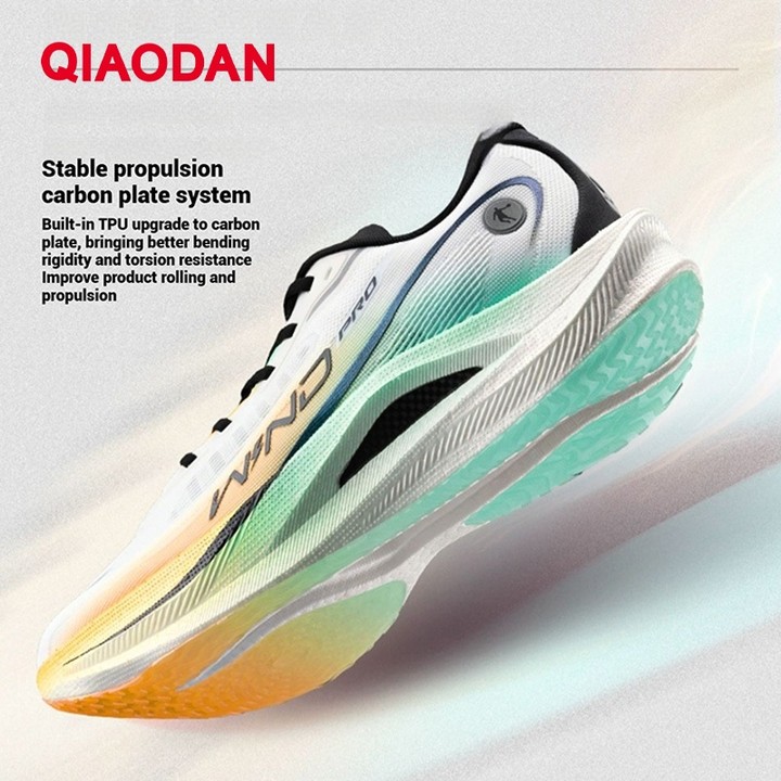 Qiaodan WIND 2.0 Pro รองเท้าวิ่งผู้ชาย Marathon Carbon Plate Breathable สบาย BM23240298ทีที — รองเท้ากีฬา แบรนด์ Qiaodan ของแท้ 100% เช็คราคาจาก Shopee Lazada thumbnail 5