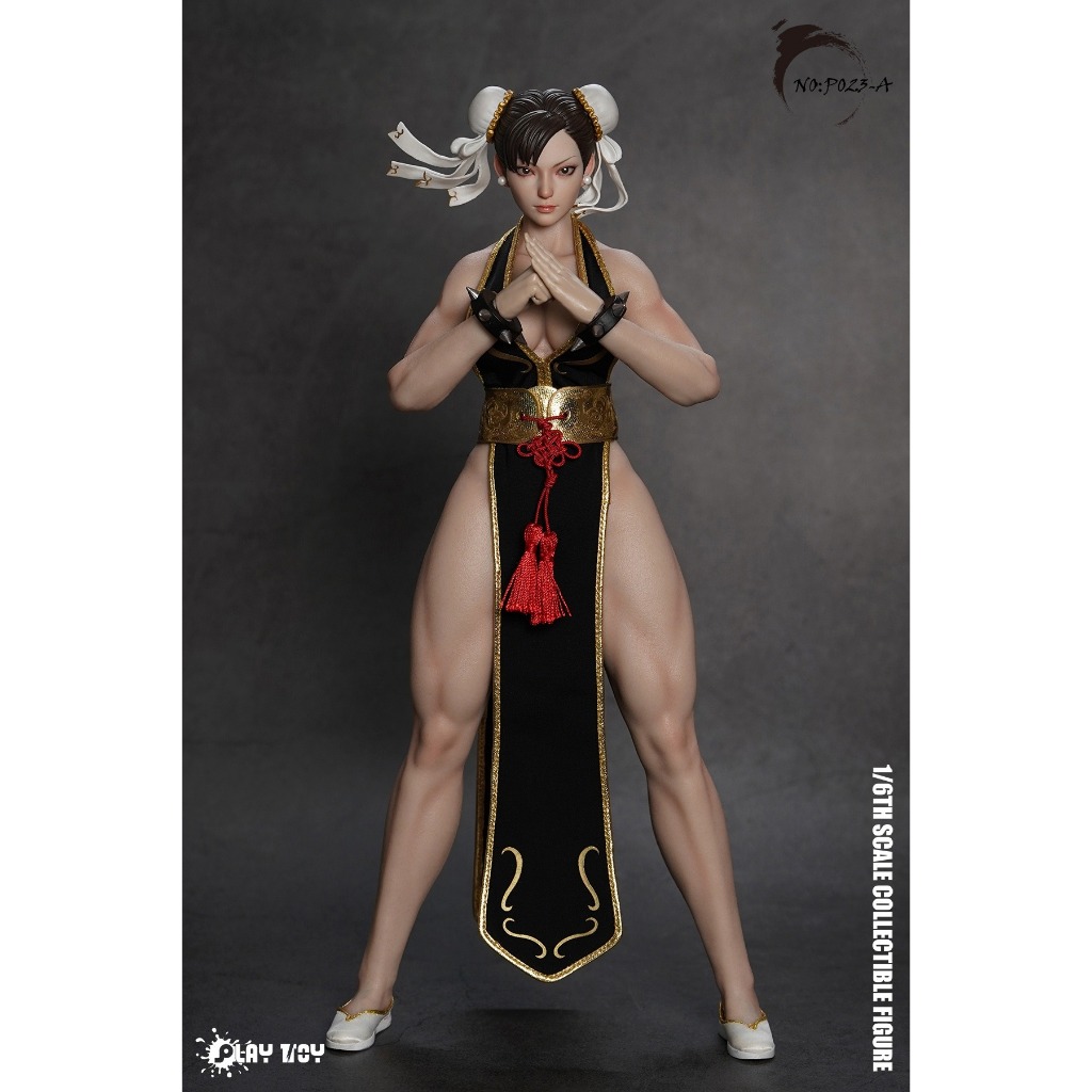 Play Toy 1/6 P023 Fighting Goddess Chun-Li 2.0 Cheongsam Version
