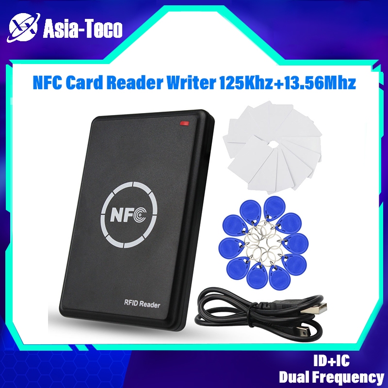 NFC Card Reader Writer 125Khz 13.56Mhz เข้ารหัส Programmer เครื่องถ่าย ...