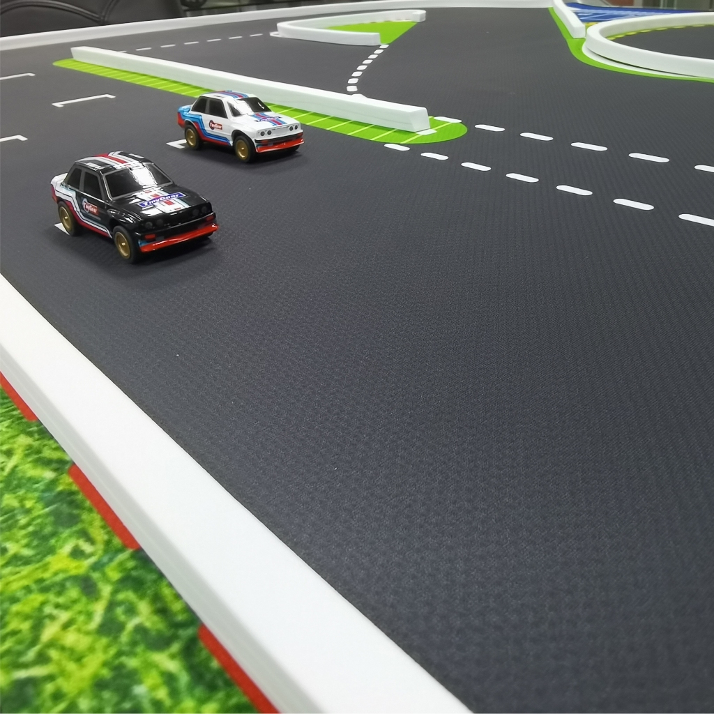 HSP-TinyGear 1420x900mm Race Runway Track ยางสําหรับ 1/64 1/76 RC Mini ...