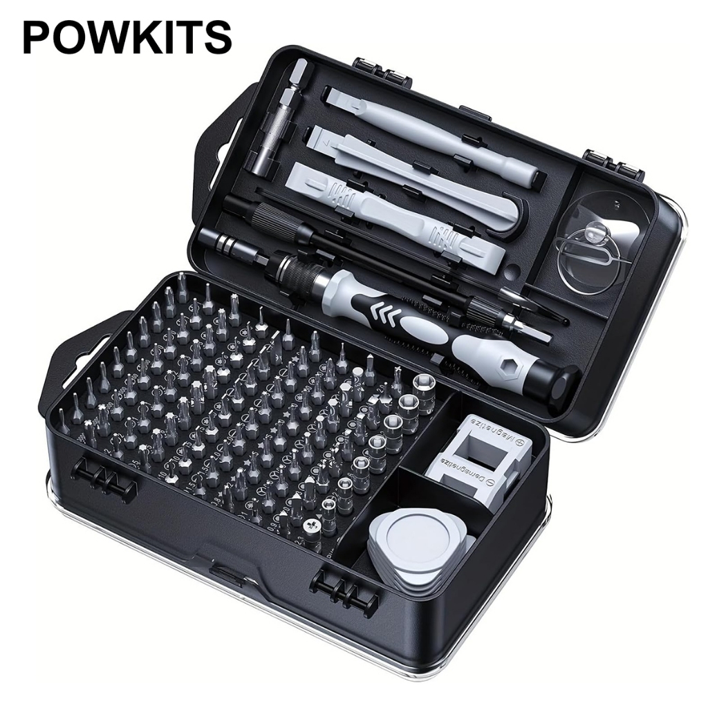POWKITS 115 in 1 Precision ไขควงชุด - CR-V อเนกประสงค์สําหรับพีซี, แล็ป ...