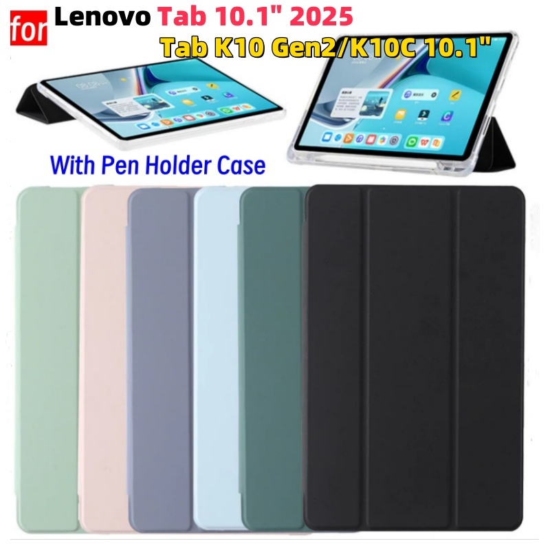 Kepuch Leder Hülle Für Lenovo Tab 10.1 TB311 2025 - Rose Gold Smart Case