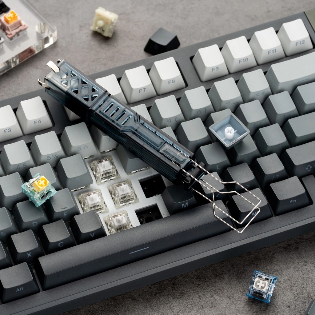 2 IN 1 Four claw Switch Puller Keycap Puller สําหรับคีย์บอร์ด 304 ...