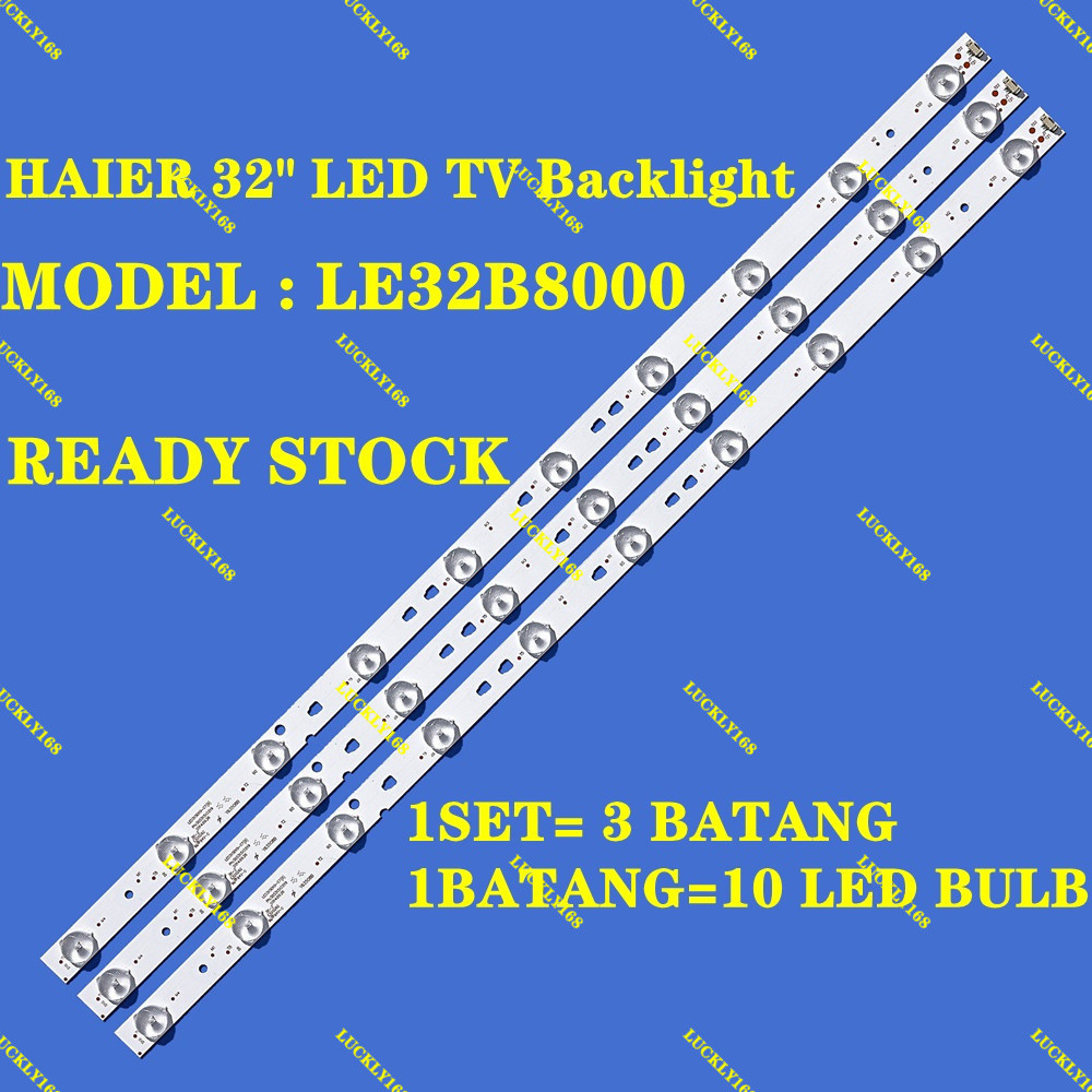 1 ชุด = 3 บาร์ LE32B8000 Haier 32 LED Backlight / 32 นิ้วโคมไฟทีวี ...