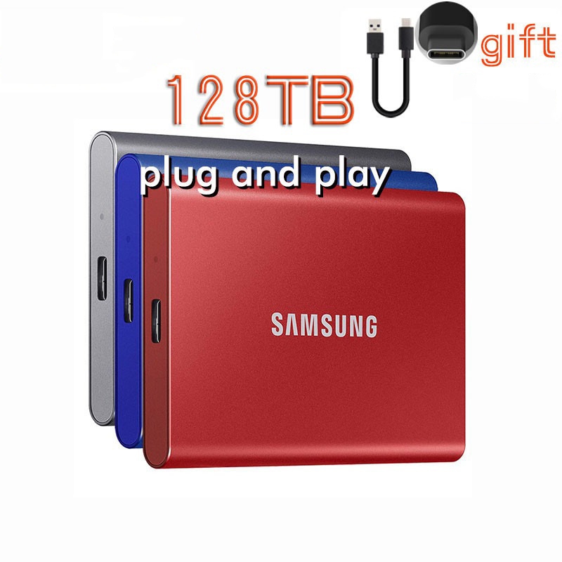 SSD ฮาร์ดไดรฟ์ภายนอก 128TB/60TB USB 3.0 30TB/16TB/8TB/4TB/1TB ฮาร์ดไดร ...