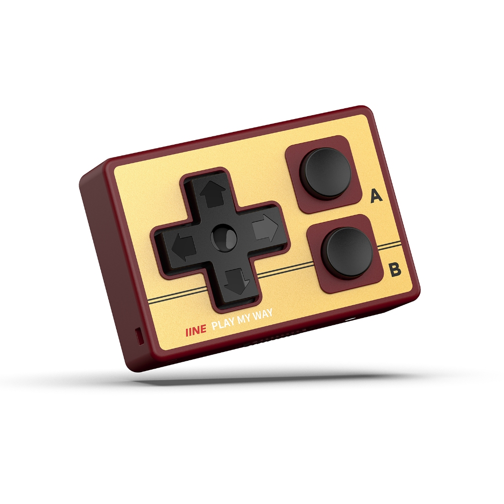 IINE Gamebrick Mini Retro Controller /Wireless Page Turner Remote ...