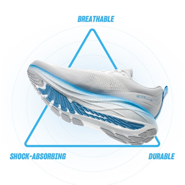 ANTA Men Ling Loong รองเท้าวิ่ง Jogging Outdoor Sports Training 112525558 — รองเท้ากีฬา แบรนด์ Anta ของแท้ 100% เช็คราคาจาก Shopee Lazada thumbnail 2