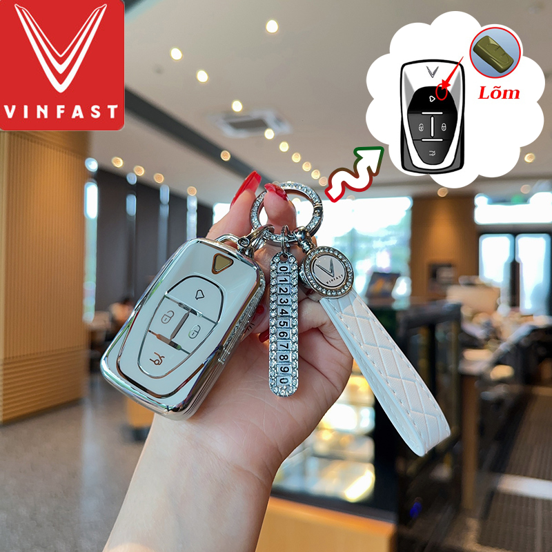 Vinfast เคสกุญแจรถ Vinfast VF E34 ฝาครอบกุญแจ Vinfast VF7/VF8/VF9/VF ...