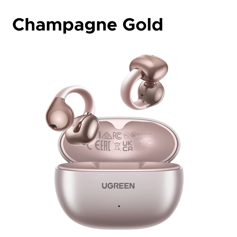UGREEN หูฟังบลูทูธไร้สายแบบหนีบหู HiTune S3 Ear-clip Design บลูทูธล่าสุด 5.4 หูฟังเปิดเสียง เสียงใส เบสหนักแน่น ลดเสียงรบกวน IPX5 สำหรับเล่นเกม กีฬา