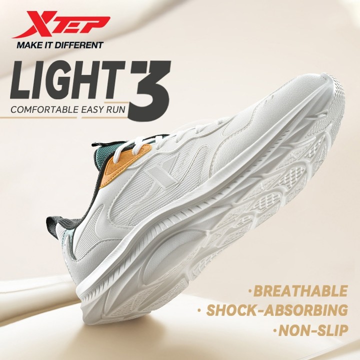 【xtep】Light 3.0丨ตาข่ายระบายอากาศได้ดีในช่วงฤดูร้อนและดูดซับแรงกระแทก — รองเท้ากีฬา แบรนด์ Xtep ของแท้ 100% เช็คราคาจาก Shopee Lazada - รูปที่ 1