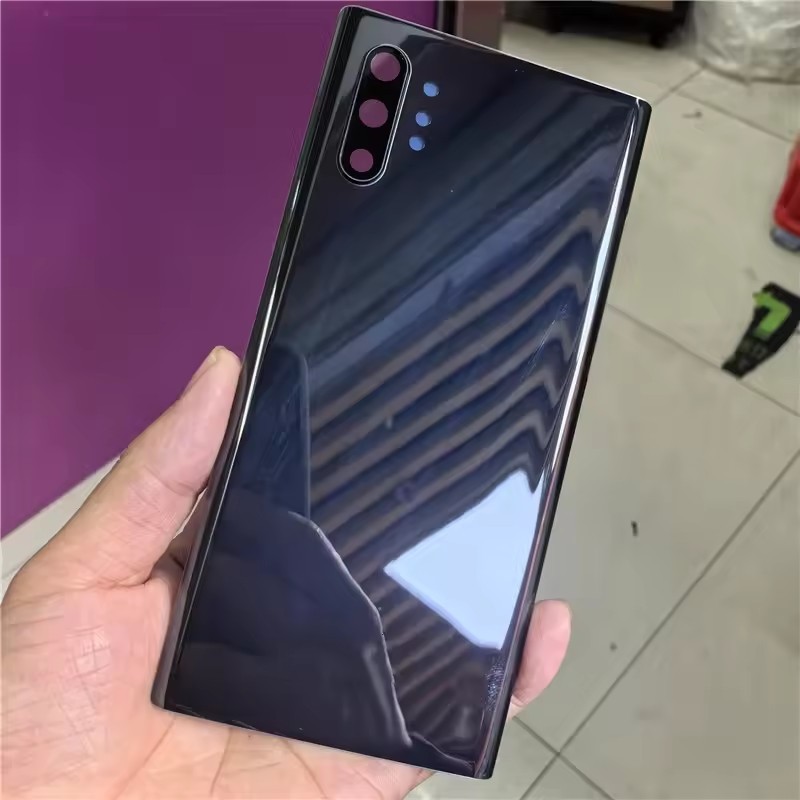 สําหรับ Samsung Galaxy Note 10 Plus N970F N975F ฝาหลังแบตเตอรี่ Note10 ...