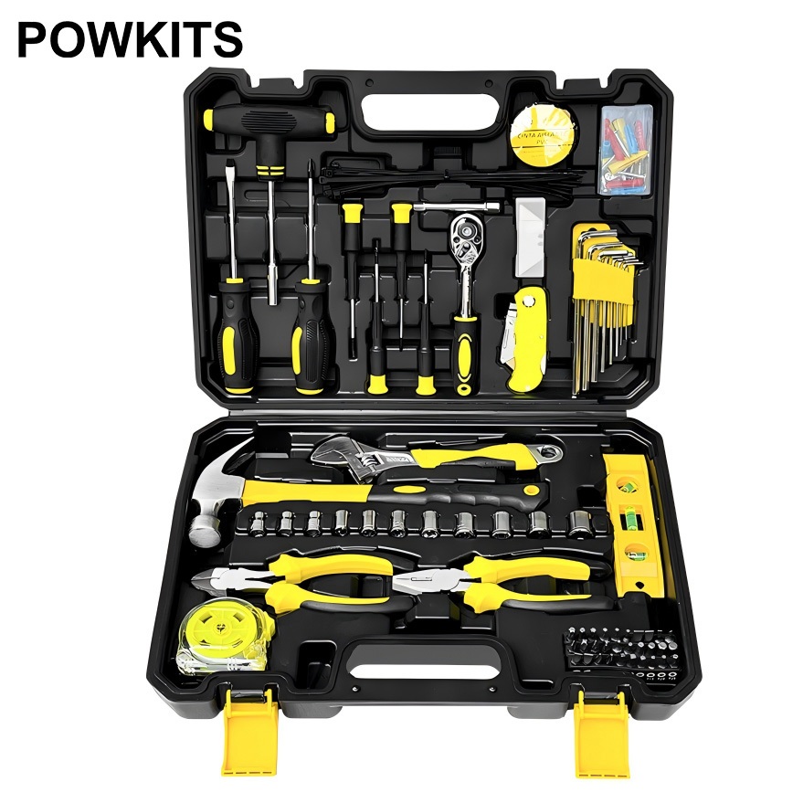 POWKITS ชุดเครื่องมือช่าง 178 ชิ้น ประแจกระบอก ชุดเครื่องมือซ่อมรถยนต์ ...