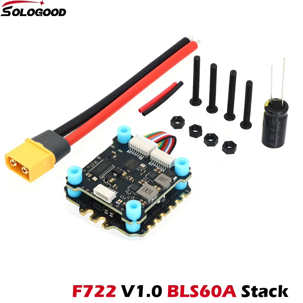 Flight Stack F722 + ESC 60A – 3-6S, Gyro ICM42688 Pour Drone FPV (Neuf)