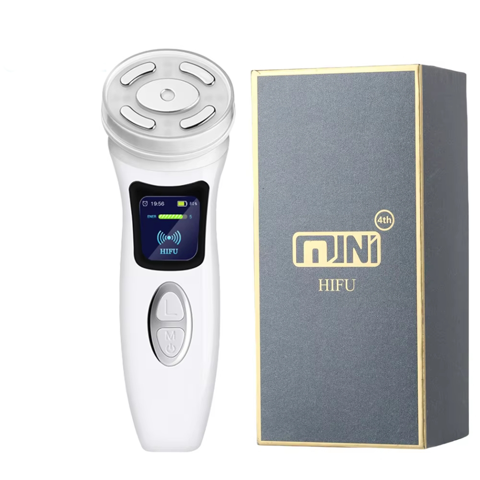 MINI HiFu 4.0 ชาร์จอัลตราซาวนด์ความร้อน LED EMS Microcurrent Pulse ...