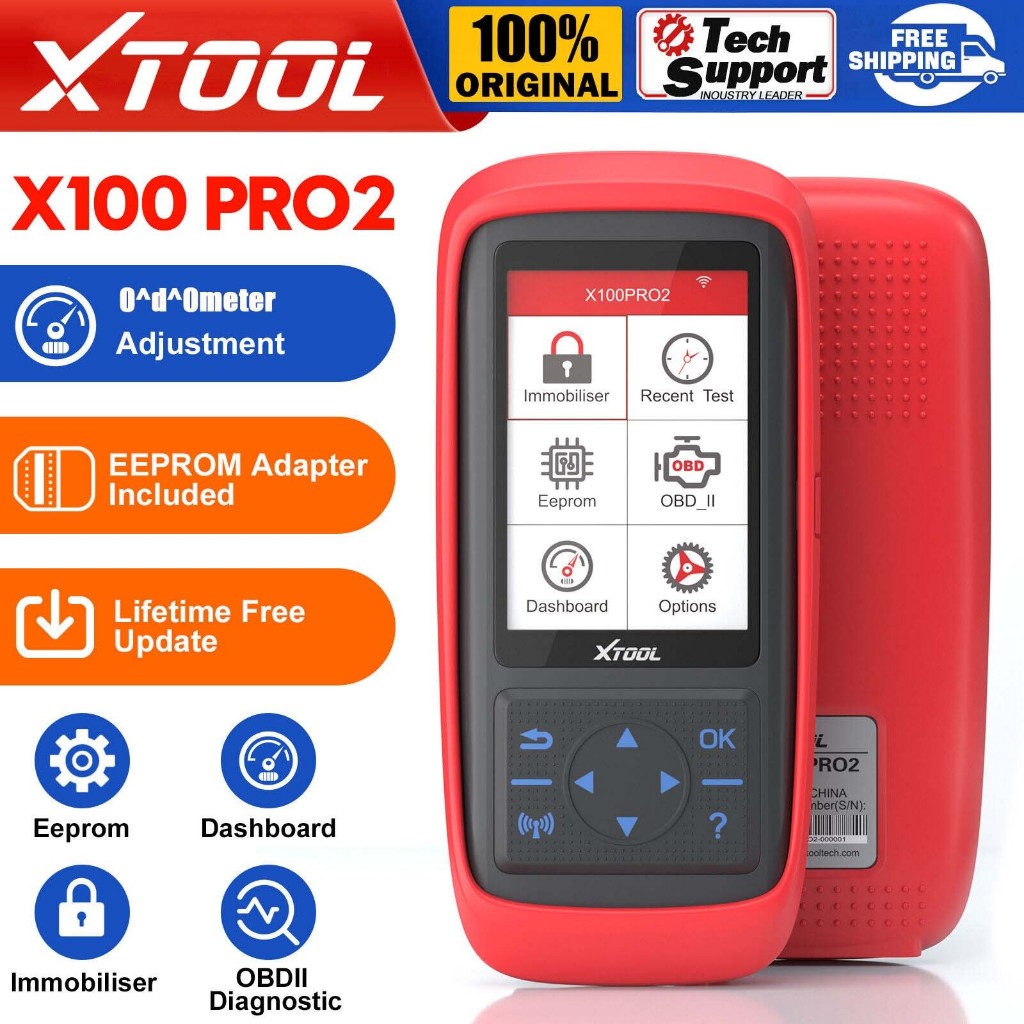 XTOOL X100PRO2 Lifetime Free Update Auto Key Fob Programmer IMMO Tool ...