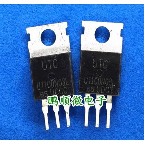5 X UTC100N03L – MOSFET 100N03L In Contenitore TO-220 – Nuovi, Senza Marca