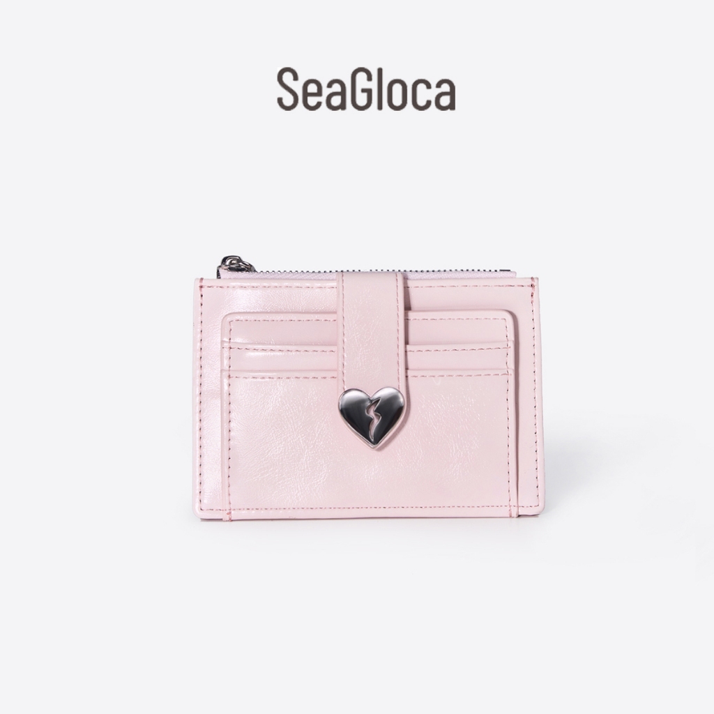 SeaGloca กระเป๋าใส่บัตรแบบแซนด์วิช สไตล์เกาหลี โลฟบัคล พกพาสะดวกสำหรับเพศหญิง No.27