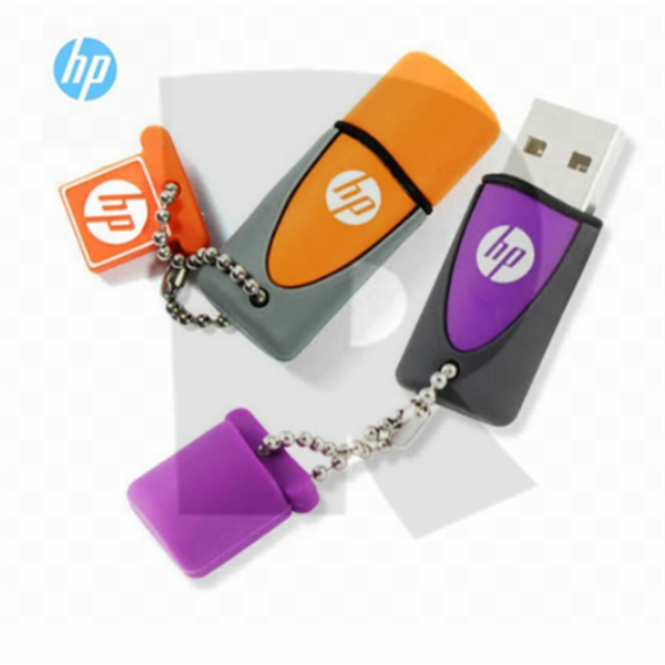 HP V245 แฟลชไดรฟ์ซิลิโคนความเร็วสูงแบบกําหนดเอง 8GB 16GB 32GB 64GB แท่ง ...