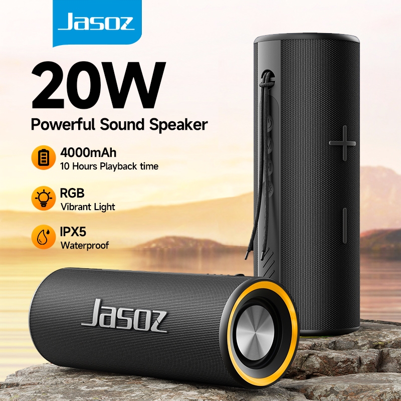 Jasoz JM16 20W Ultra Bluetooth 5.3 Speaker 20W Powerful Sound RGB HIFI ...