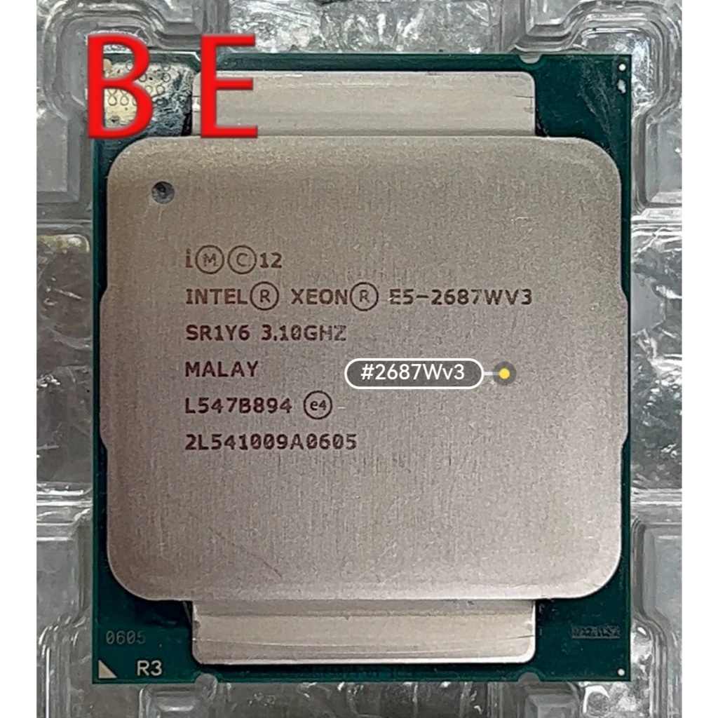 Intel Xeon E5-2687W V3 : Processeur 10 Cœurs 3.1GHz, Socket LGA2011-3, SR1Y6