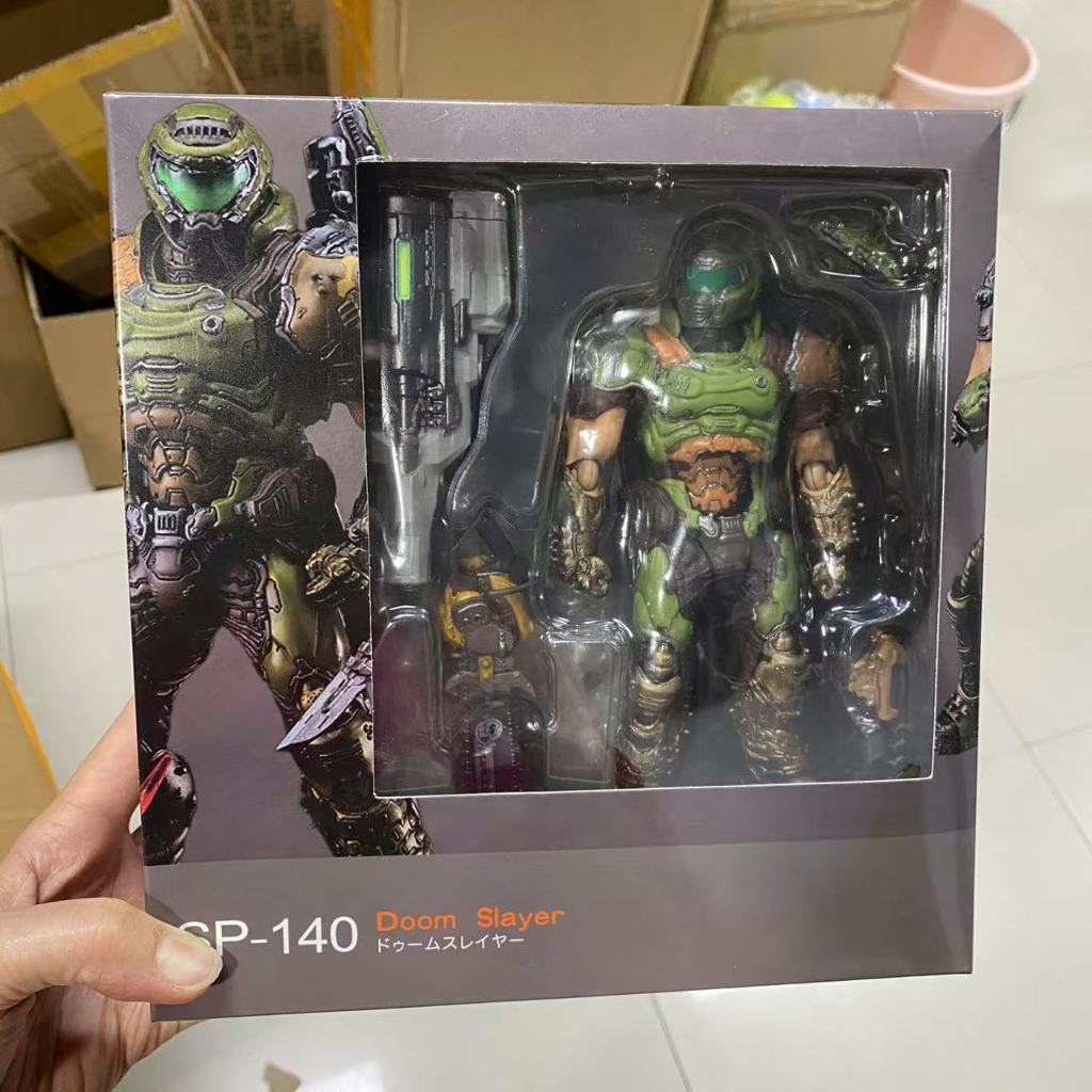 16 ซม.อะนิเมะ Figma SP-140 Doom Eternal Doom Slayer รูป | Shopee