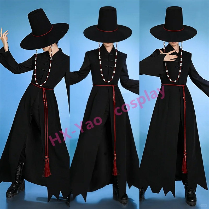 【HX-YAO】KPop Demon Hunters cosplay game costumes Demon boy group Saja ...