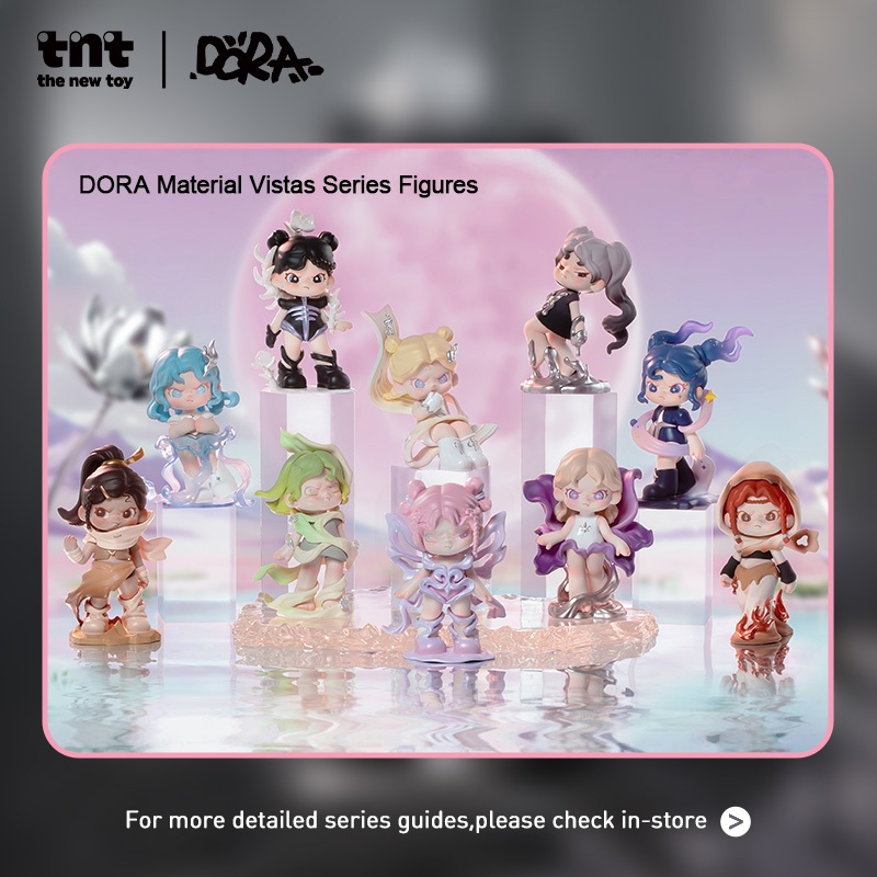 TNTSPACE DORA Material Vistas Series Blind Box Figure ฟิกเกอร์