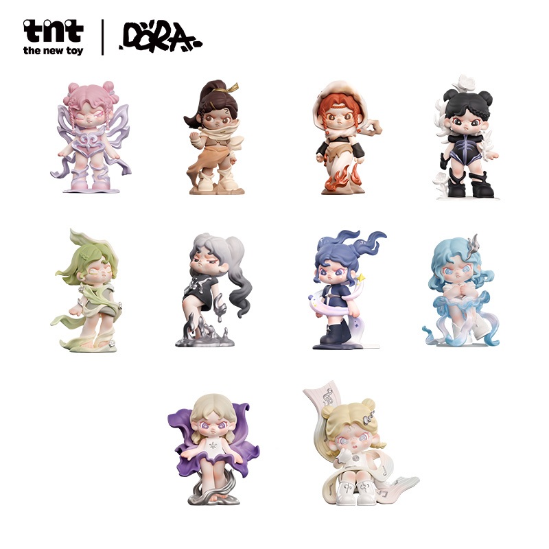 TNTSPACE DORA Material Vistas Series Blind Box Figure ฟิกเกอร์