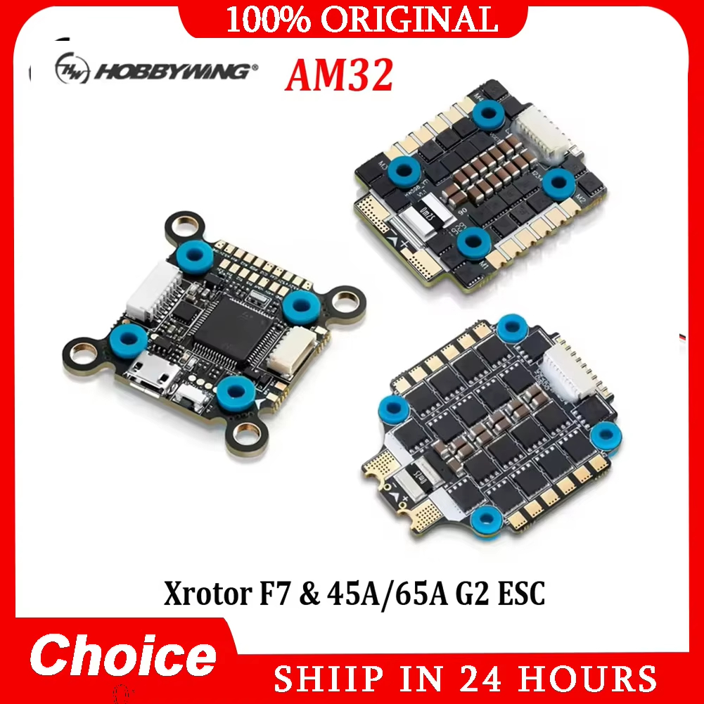 Hobbywing Xrotor AM32 45A/65A 4in1 G2 ESC & F7 Convertible Flight ...