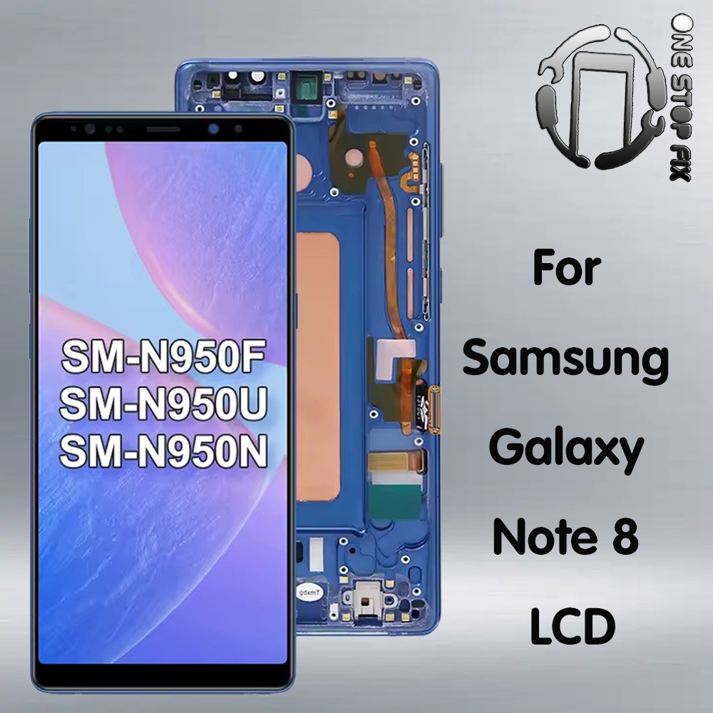 TFT สําหรับ Samsung Note8 N950 N950U SM-N950F/DS จอแสดงผล LCD Touch ...