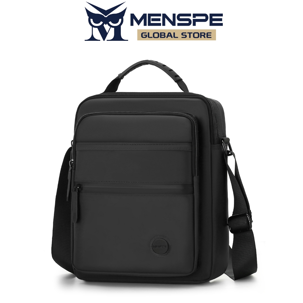 Menspe กระเป๋าผู้ชายกระเป๋าสะพายแฟชั่น Cross Body Bag Casual กระเป๋าถือหลายกระเป๋าออกแบบความจุขนาดใหญ่กันน้ําน้ําหนักเบา Casual Sport Street Bag