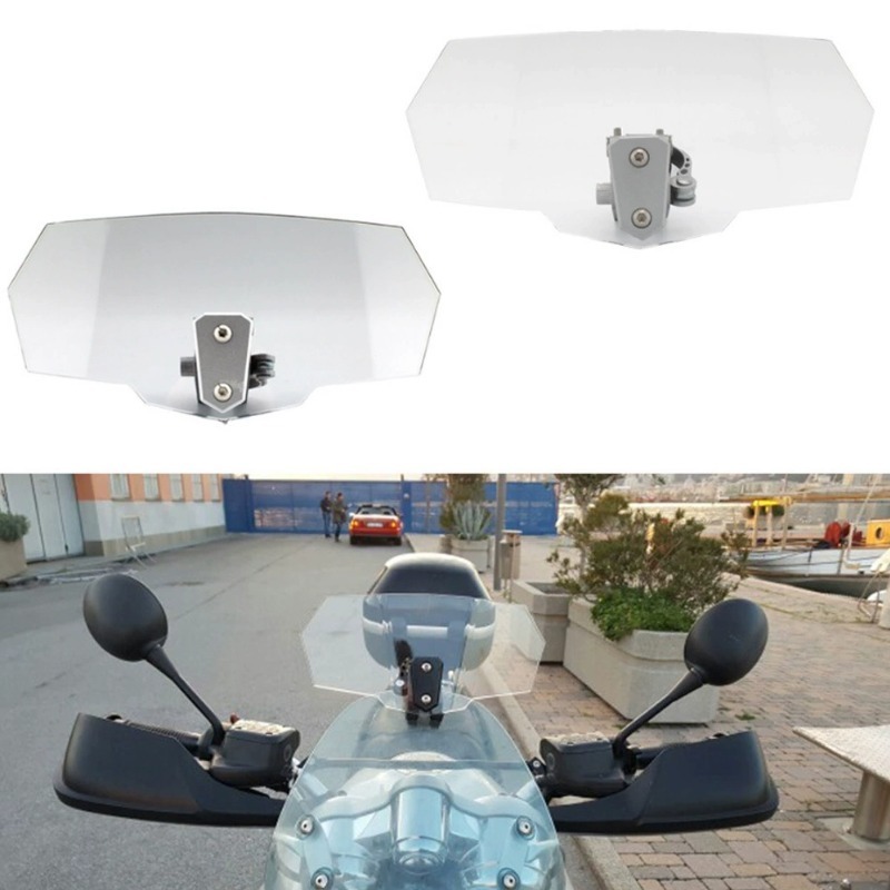 Newsletter จดหมายข่าว-รถมอเตอร์ไซค์ Universal Windscreen Deflecter ...