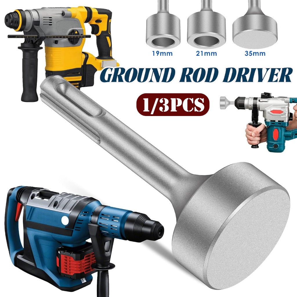 Ground Rod Driver 85 มม.Heavy Duty เจาะเหล็ก Bit Driver ทนต่อการสึกหรอ ...