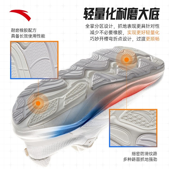 ANTA Men G21 4 Plus รองเท้าวิ่ง Professional Cushioning Rebound Shock Absorption รองเท้ากีฬา 112535561 — รองเท้ากีฬา แบรนด์ Anta ของแท้ 100% เช็คราคาจาก Shopee Lazada thumbnail 3