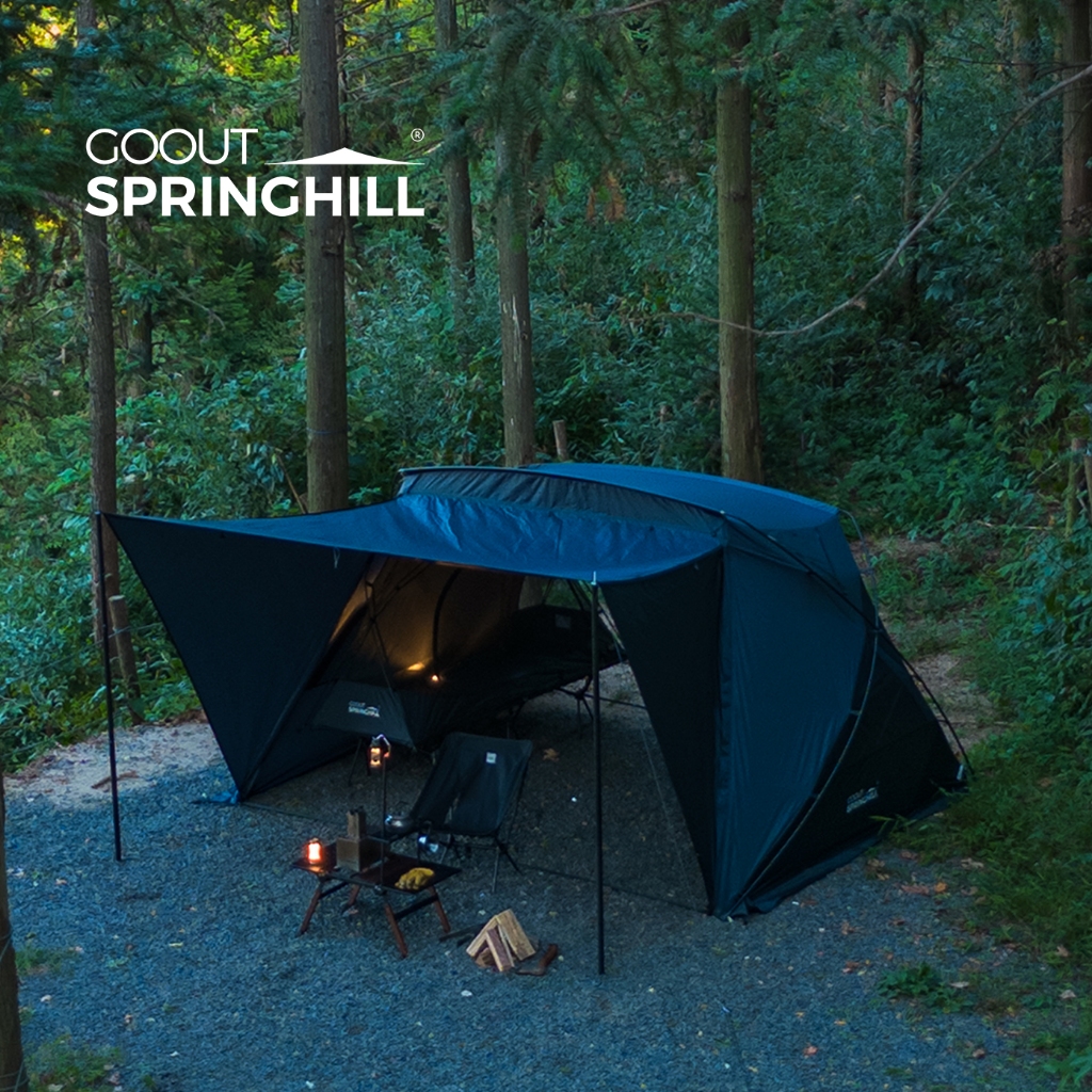 Gooutspringhill Penglai 2.0 เต็นท์แคมป์ปิ้ง กันน้ํา รองรับ 4 คน ทำจาก ...