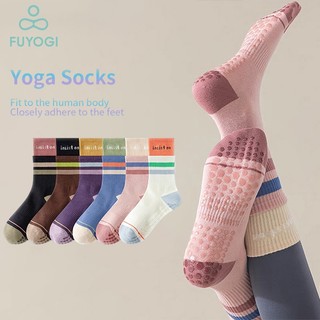 Tất yoga phủ toàn chân có keo silicon, không gây tiếng ồn, giảm phiền nhiễu khi tập thể dục