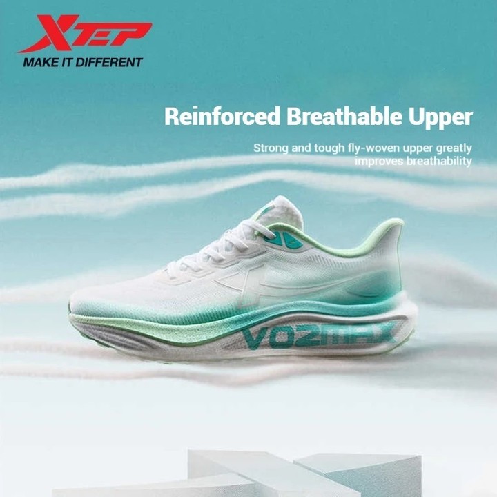 XTEP VO2MAX รองเท้าวิ่งที่ดูดซับแรงกระแทก เด้งกลับ ระบายอากาศ และสวมใส่สบาย — รองเท้ากีฬา แบรนด์ Xtep ของแท้ 100% เช็คราคาจาก Shopee Lazada thumbnail 3