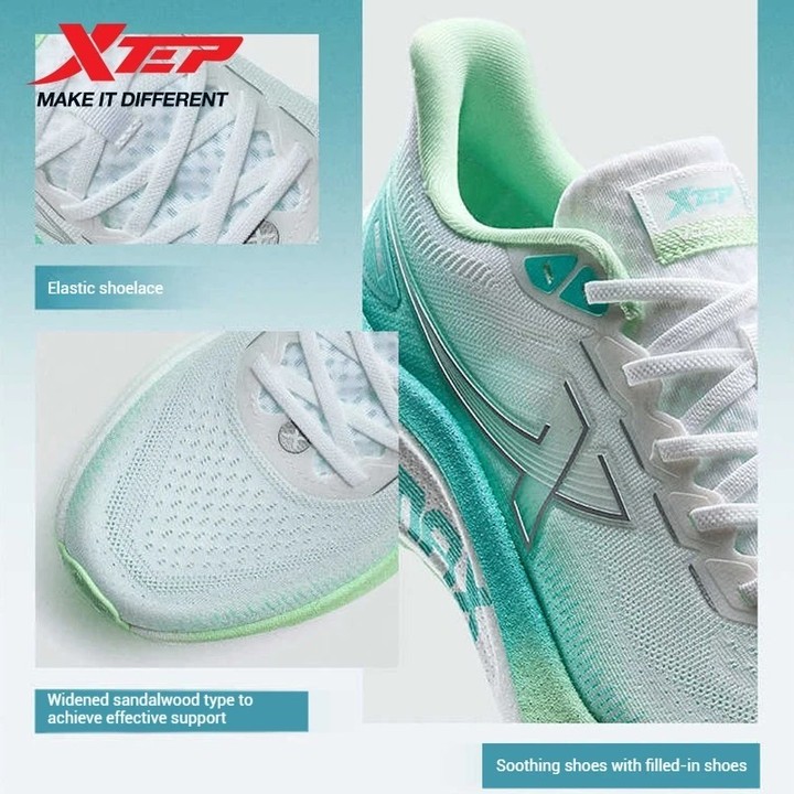 XTEP VO2MAX รองเท้าวิ่งที่ดูดซับแรงกระแทก เด้งกลับ ระบายอากาศ และสวมใส่สบาย — รองเท้ากีฬา แบรนด์ Xtep ของแท้ 100% เช็คราคาจาก Shopee Lazada thumbnail 2