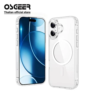 โปรโมชั่น Flash Sale : OSGEER HD Hard Casing เคสโทรศัพท์สําหรับ iPhone 11 12 13 14 15 16 16e 17 Air Pro Max Plus เคสกันกระแทก ip 17promax 13promax