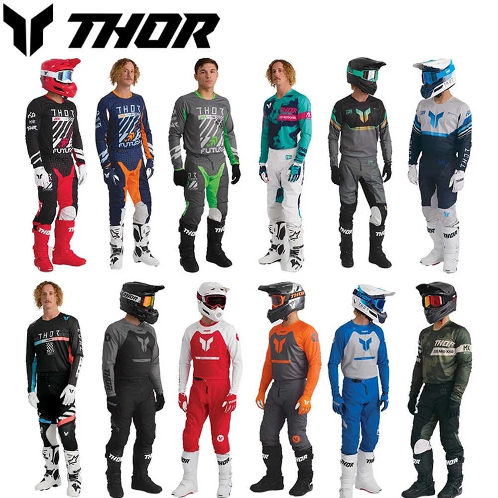 2 สี 2024 THOR RACING Prime ชุดเกียร์วิบาก Moto Jersey ชุด Off Road ชุด ...