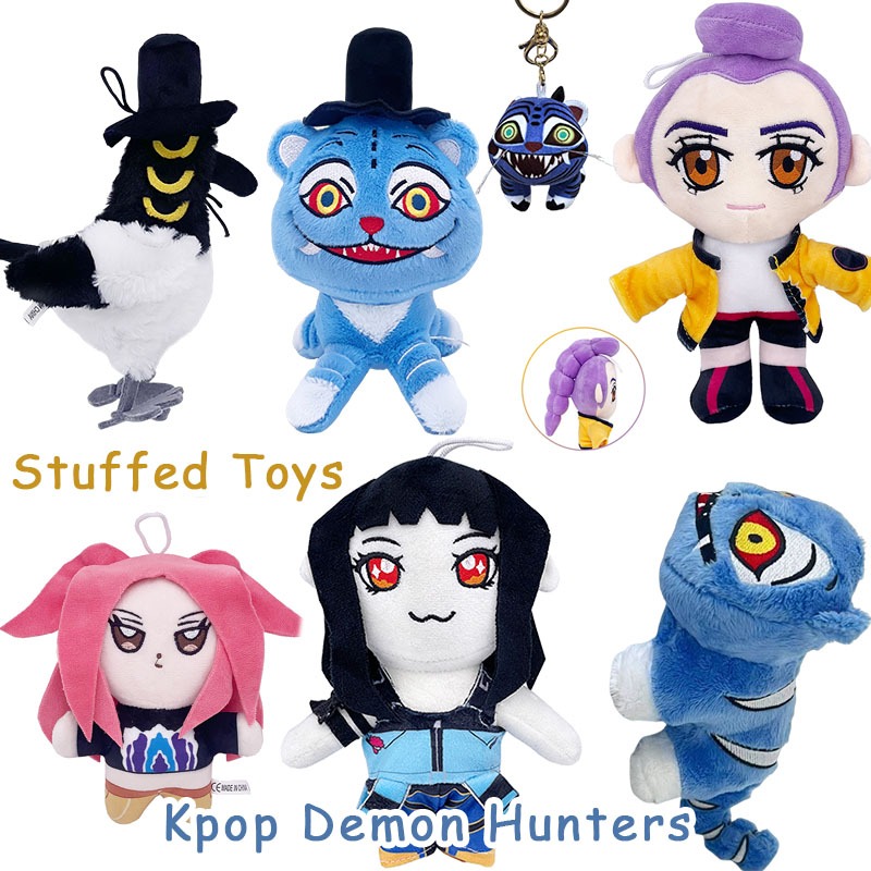 KPop Demon Hunters Rumi Zoey Dolls Collection น่ารัก Derpy Tiger ตุ๊กตา ...